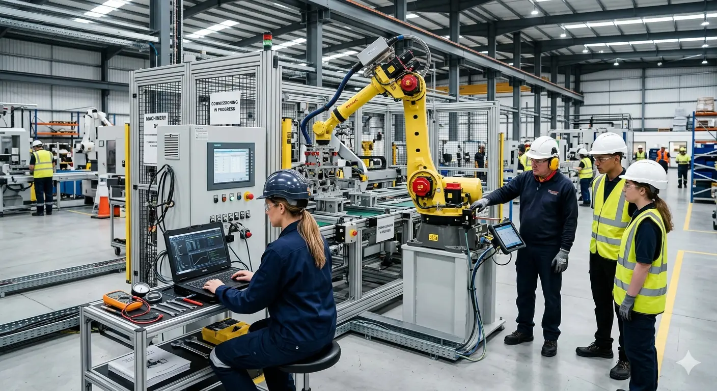 Industrial CNC and machinery technical services in Saudi Arabia